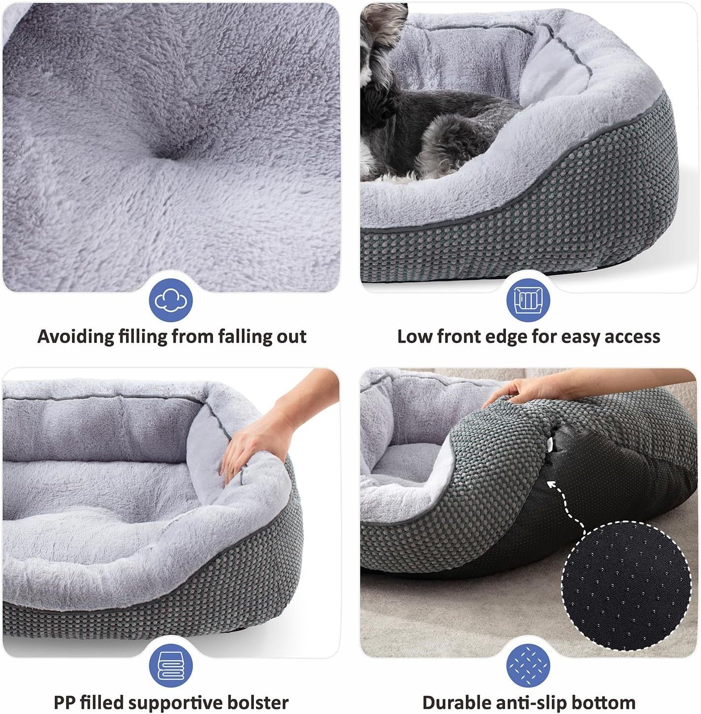 Cozy Calming Dog Bed – Soft & Comfortable Sleep Nest