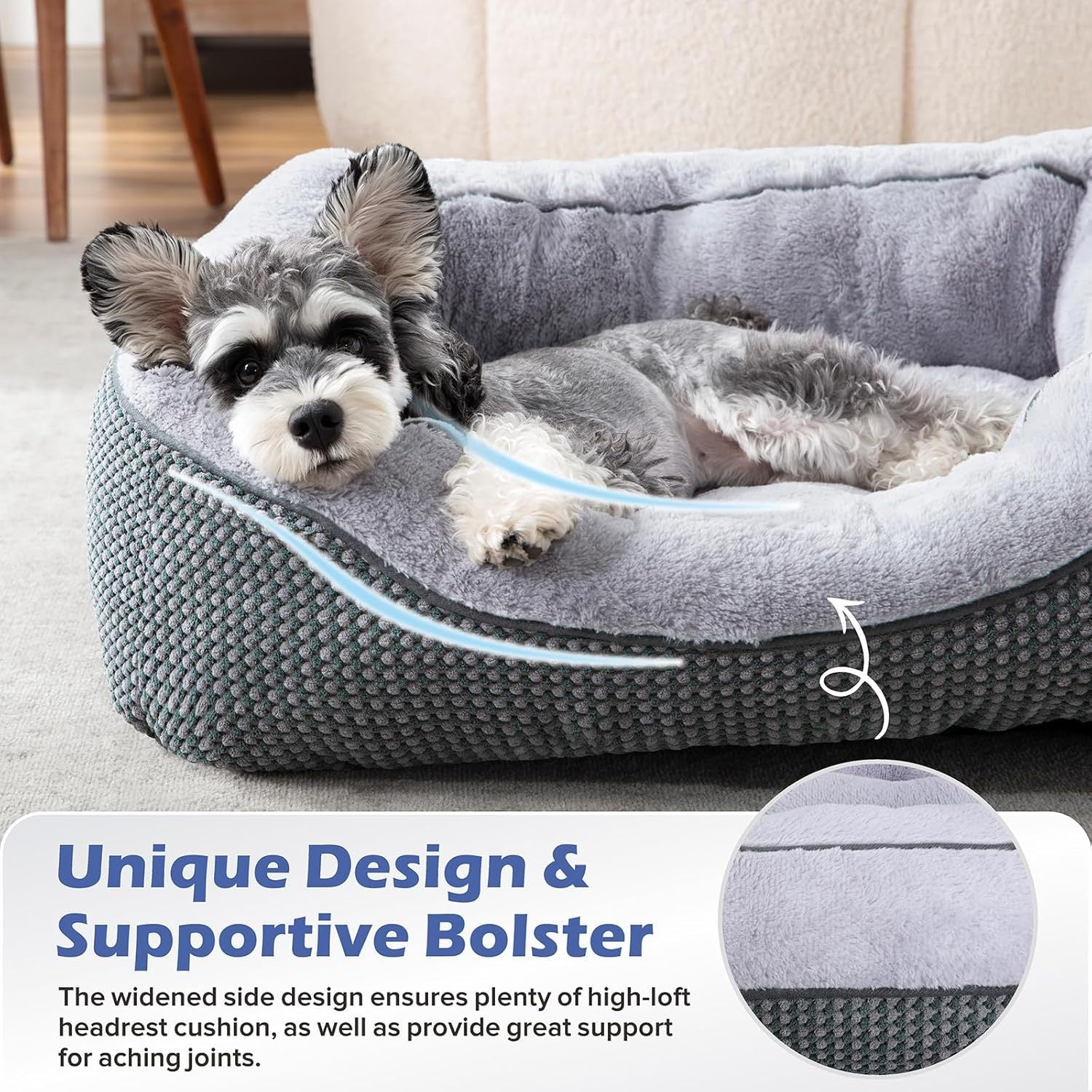 Cozy Calming Dog Bed – Soft & Comfortable Sleep Nest