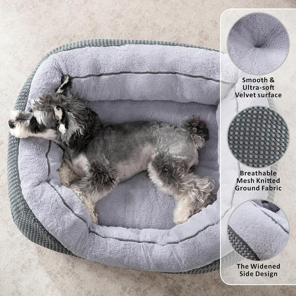 Cozy Calming Dog Bed – Soft & Comfortable Sleep Nest