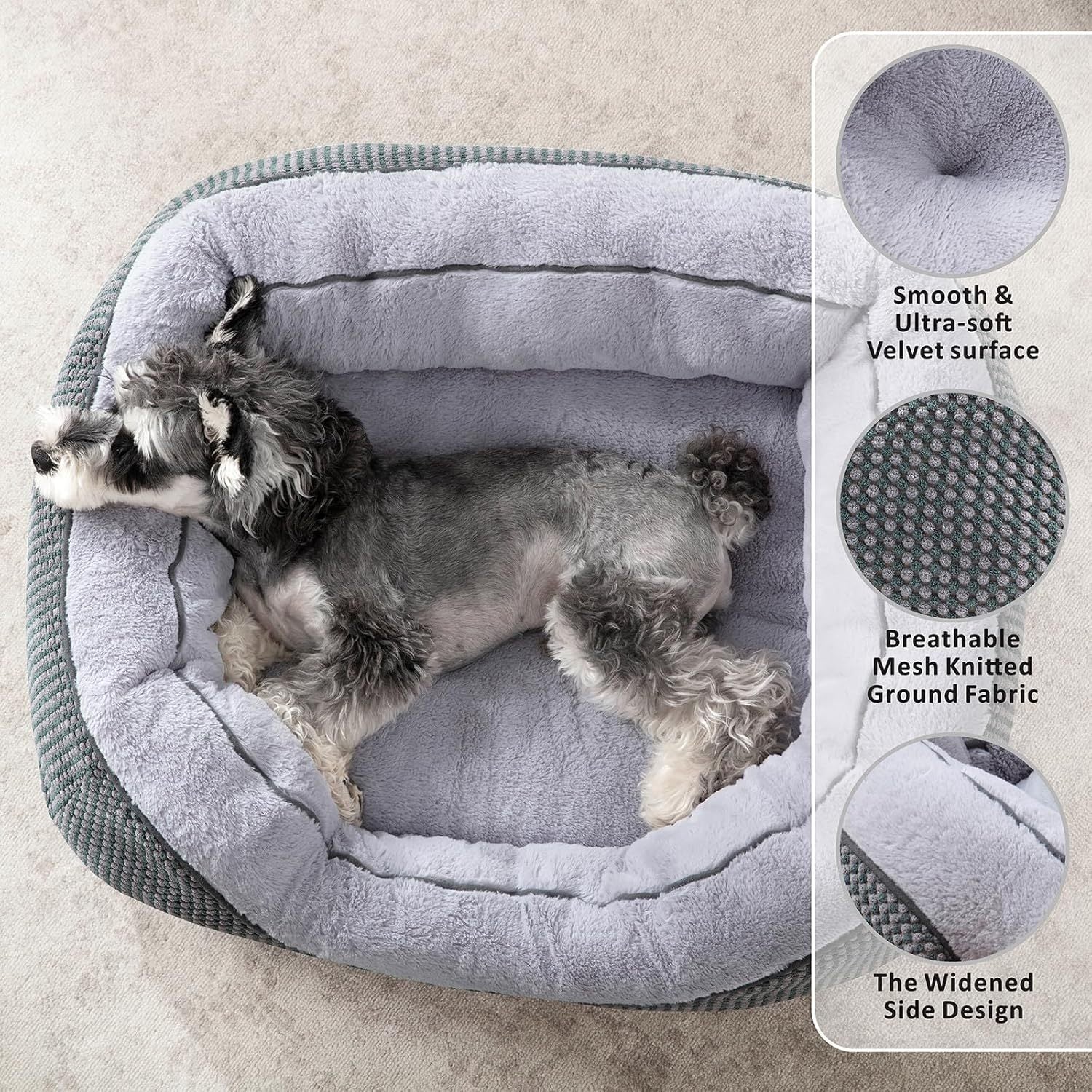 Cozy Calming Dog Bed – Soft & Comfortable Sleep Nest