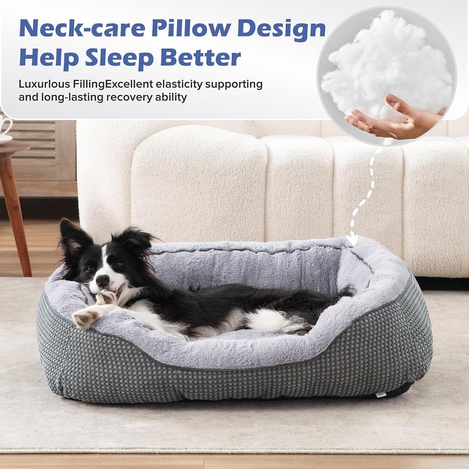 Cozy Calming Dog Bed – Soft & Comfortable Sleep Nest